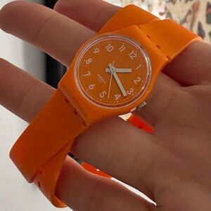 Swatch Orange Wrap Watch
